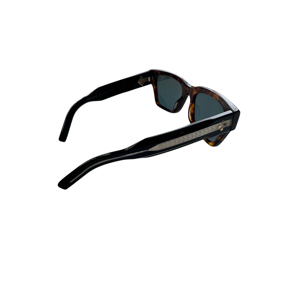 Christian Dior CD Diamond Tortoise Rectangular Sunglasses - Picture 10 of 11